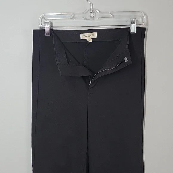 J8449 Madewell Fraser Slim Pants Black - Picture 2 of 6